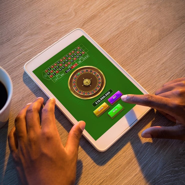 Android phone displaying 97 togel app home screen with live football markets and live-dealer tables